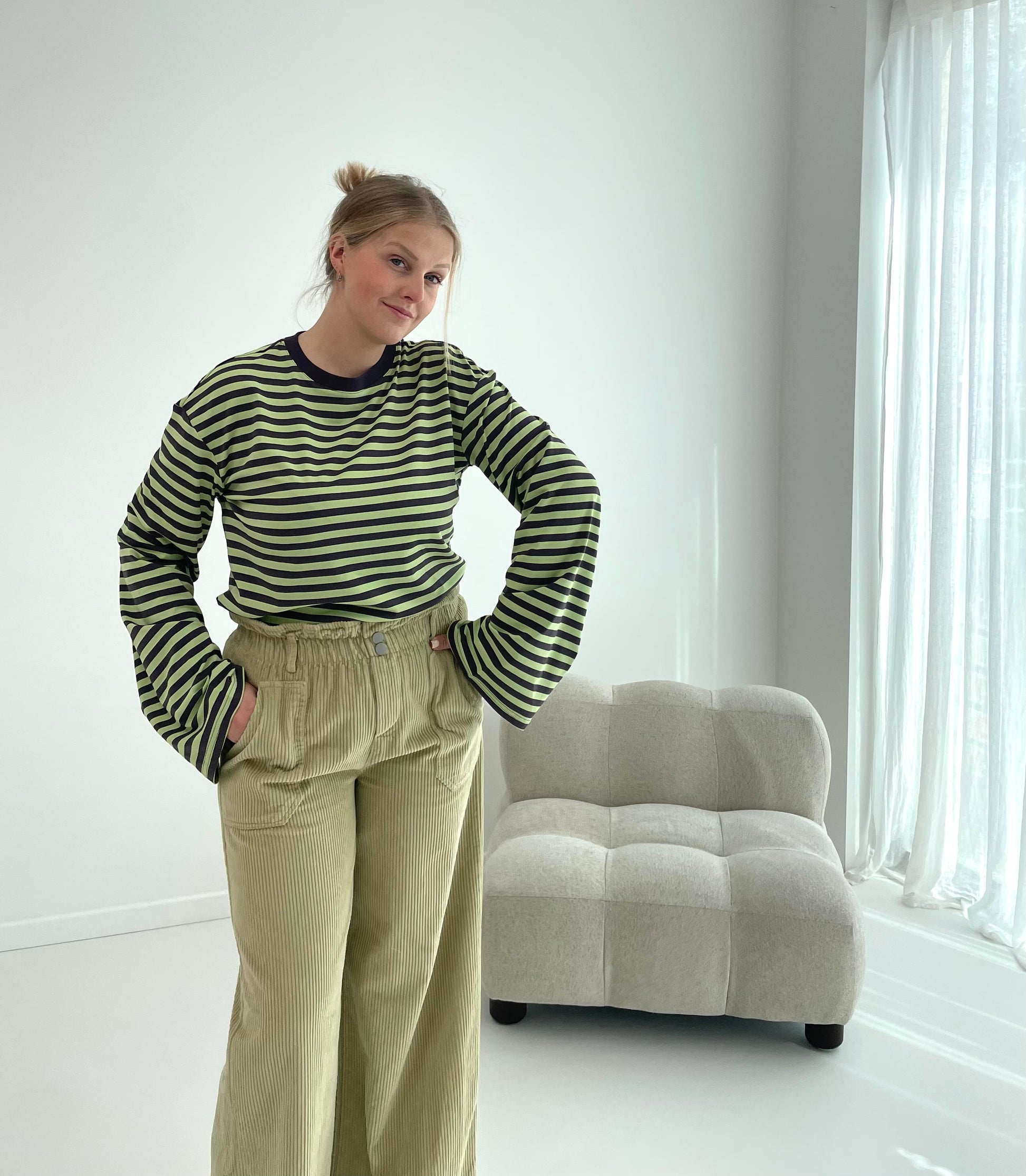 Soft Green Lines