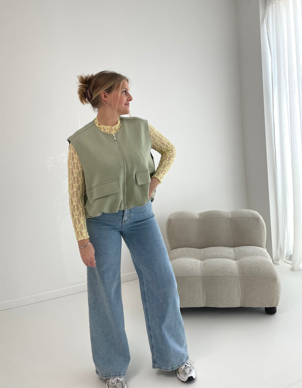 Gilet Babette Olive