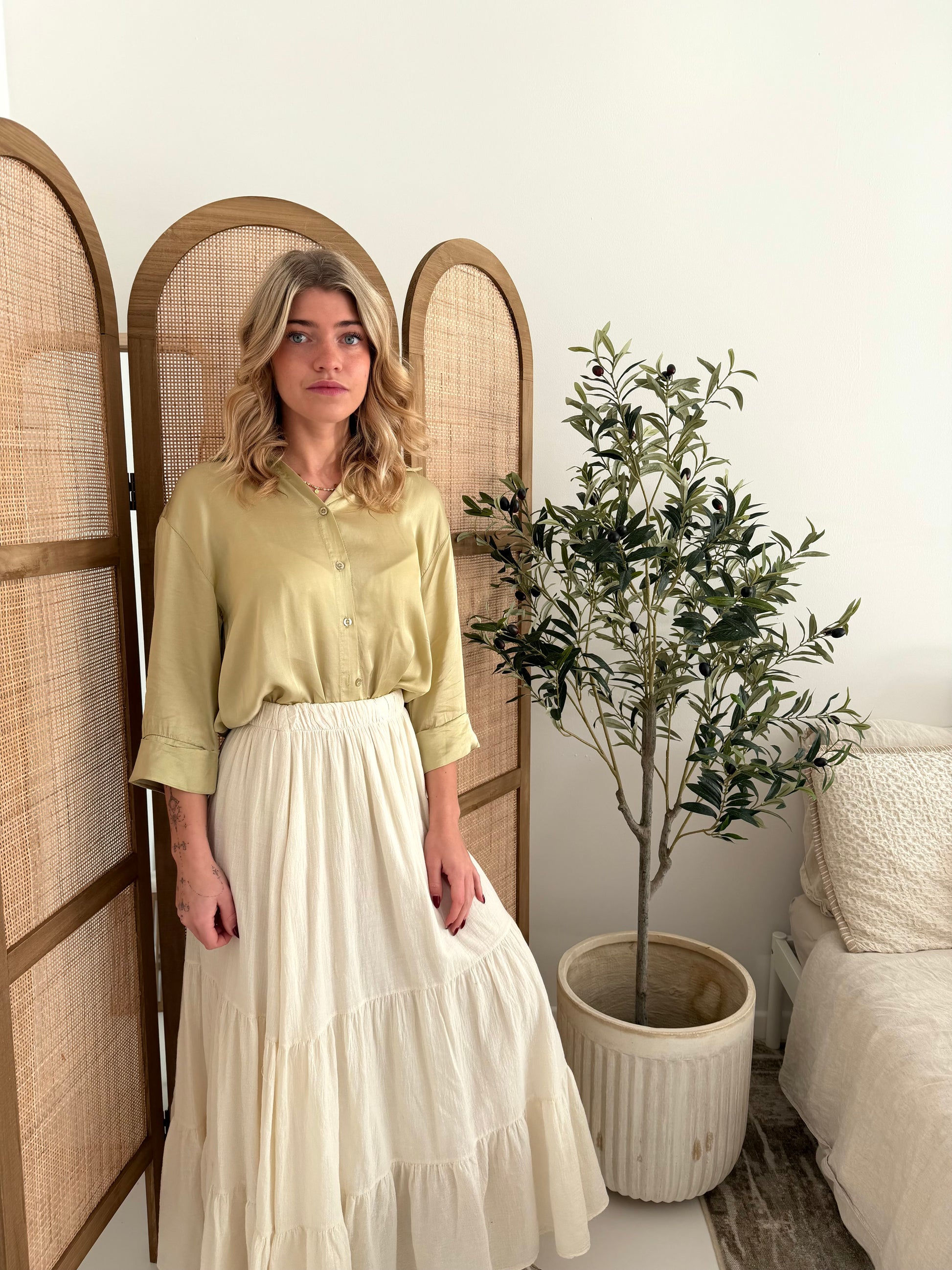 Pure Skirt Ecru