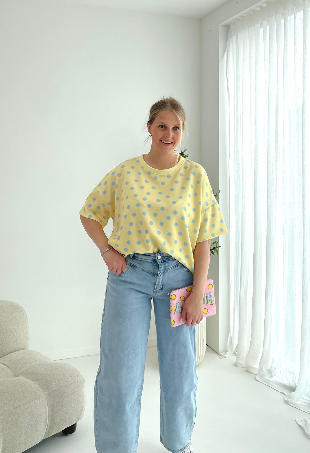 Polka blue
